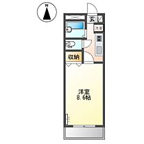 岡山県総社市駅前2丁目（賃貸マンション1K・2階・26.40㎡） その2