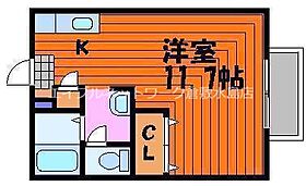 岡山県岡山市北区庭瀬349（賃貸アパート1R・1階・27.27㎡） その2