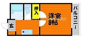 岡山県岡山市北区白石427-1（賃貸マンション1K・1階・25.67㎡） その2