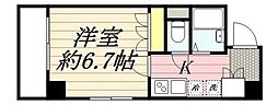 HF武蔵小山レジデンス 1Kの間取図画像