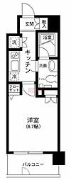 プライムアーバンタマチ 1Kの間取図画像