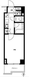 ルーブル西早稲田弐番館 1Kの間取図画像