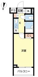 スカイコート練馬平和台 1Kの間取図画像