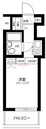 TOP明大前No.3 1Kの間取図画像