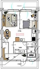 物件の間取り
