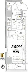 AXAS池袋本町 1Kの間取図画像