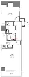 グランドメゾン南麻布 1LDKの間取図画像