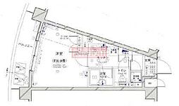 パレステュディオ大塚 1Kの間取図画像