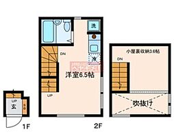 アペックス・下高井戸 ワンルームの間取図画像