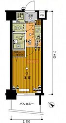 スカイコート池袋第7 3階1Kの間取り