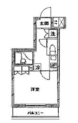 ルーブル小竹向原弐番館 1Kの間取図画像