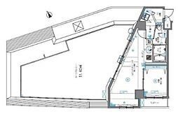 フェニックス池袋弐番館 1LDKの間取図画像