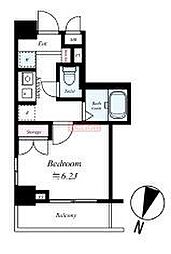 ヴェルステージ板橋本町2 1Kの間取図画像
