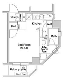 PRIMEURBAN目白 ワンルームの間取図画像