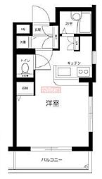 フェニックス文京千石 1Kの間取図画像