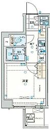 ジェノヴィア桜台グリーンウォール 1Kの間取図画像