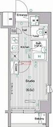 ガーラ・ステージ西巣鴨2 1Kの間取図画像