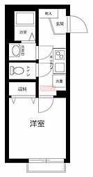 豊島区長崎4丁目アパート 1Kの間取図画像