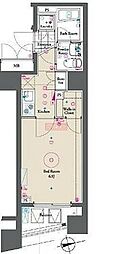 グラントゥルース練馬2 1Kの間取図画像
