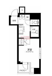 スカイコート池袋東口 1Kの間取図画像