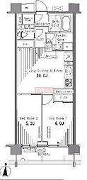ParkAxis滝野川 1SLDKの間取図画像