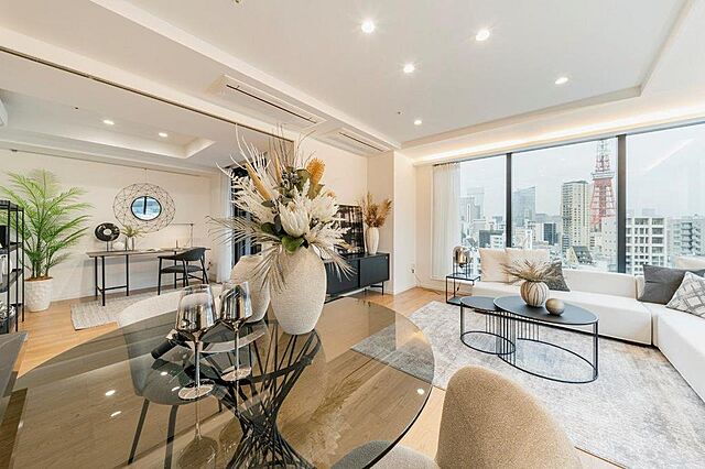 リビング/ダイニング シティタワー麻布十番 13階/1313