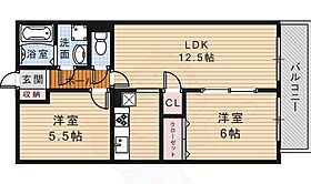 フィノ・カサ宝南 203 ｜ 兵庫県宝塚市湯本町（賃貸マンション2LDK・2階・55.72㎡） その2