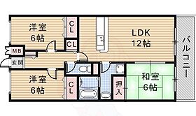 センチュリーコート宝塚 202 ｜ 兵庫県宝塚市山本南２丁目（賃貸マンション3LDK・1階・70.08㎡） その2