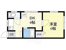 川西池田駅 3.8万円