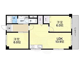 宝塚第三バイオレット 501 ｜ 兵庫県宝塚市南口２丁目（賃貸マンション2LDK・5階・63.00㎡） その2