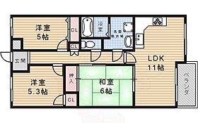 エリシオン宝塚 302 ｜ 兵庫県宝塚市安倉中６丁目（賃貸マンション3LDK・3階・65.19㎡） その2