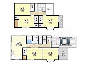 兵庫県宝塚市桜ガ丘（賃貸一戸建5LDK・2階・100.84㎡） その2