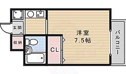 ローレルプラザ 1Kの間取図画像