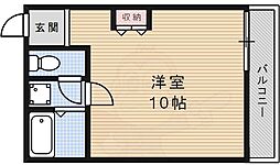谷内ビル ワンルームの間取図画像