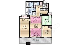 ジオタワー宝塚WEST 3LDKの間取図画像