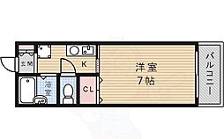 MKハイム 1Kの間取図画像