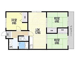 プリメゾン栄美寿 3LDKの間取図画像