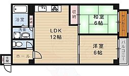 ロイヤルメゾン鹿塩壱番館 2LDKの間取図画像
