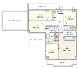 間取図画像 3SLDK