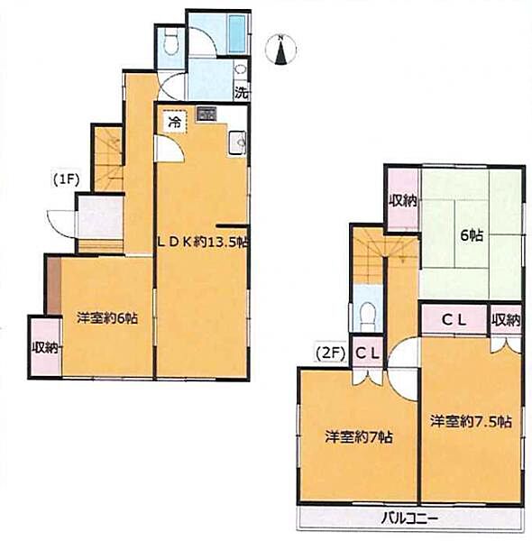間取りを拡大表示