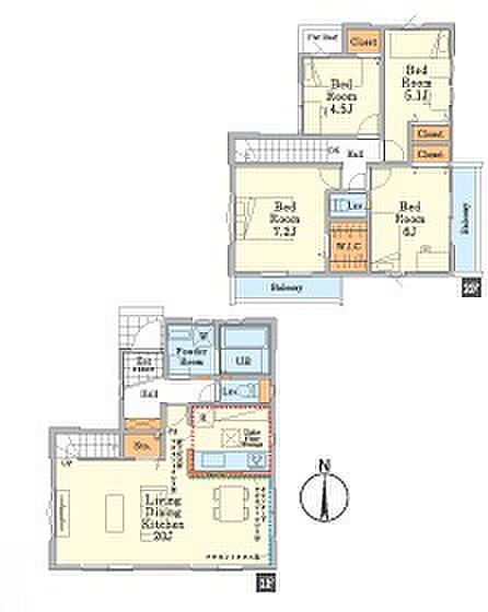 間取りを拡大表示