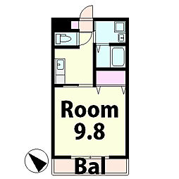 メゾン小西名坂 3番館 2階/-