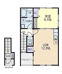 間取図画像 1LDK