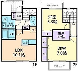 Bloom  Aso (ブルーム アソ)   A 2LDKの間取図画像
