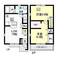 物件の間取り