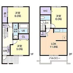 Hi-stage 3LDKの間取図画像