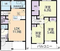 ジュピター2 3LDKの間取図画像