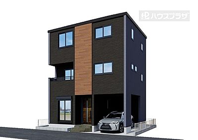 外観:1号棟 完成予想図※パース・植裁は設計図を基に描き起こした物で、実際とは異なる場合がございます。車は販売価格には含まれません。 外観:1号棟 完成予想図※パース・植裁は設計図を基に描き起こした物で、実際とは異なる場合がございます。車は販売価格には含まれません。