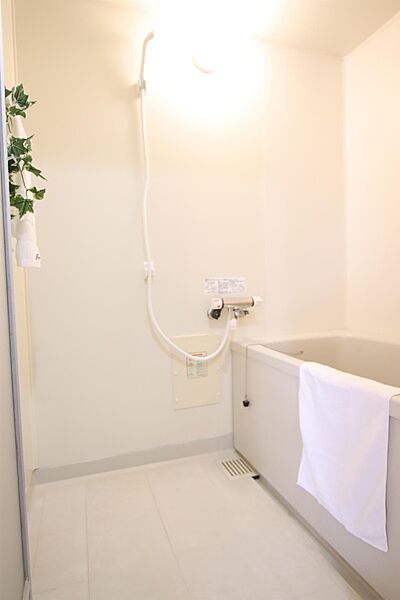 画像6:シンプルでお掃除しやすい浴室