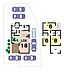 区画図：【新築プラン例】・木造2階建・4LDK　・延床面積：100.03ｍ2　・建物価格：2480万円